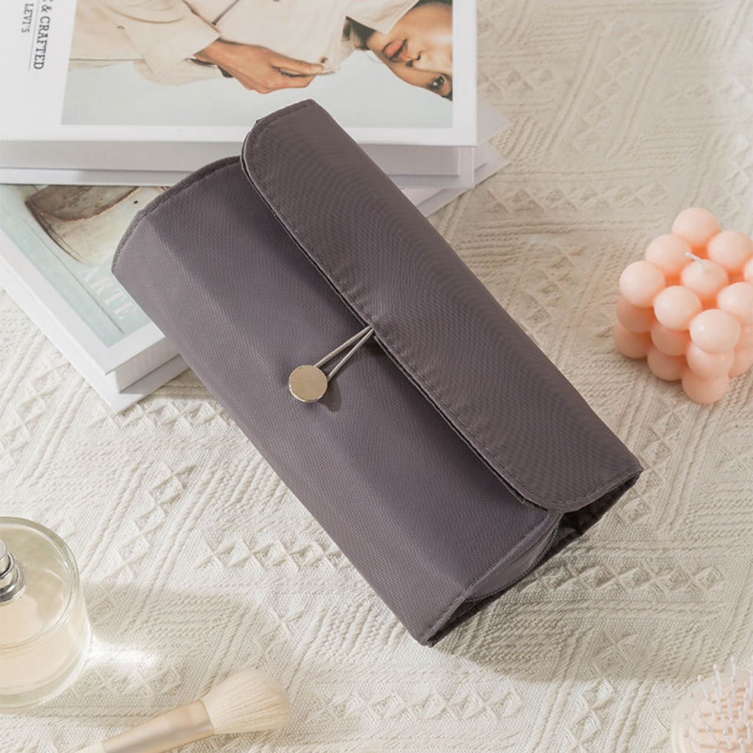 Travel makeup bag,Makeup bag organizers,Makeup bags small, makeup bag, makeup brush bag, storage bag multi-function, folding professional beauty makeup storage bag