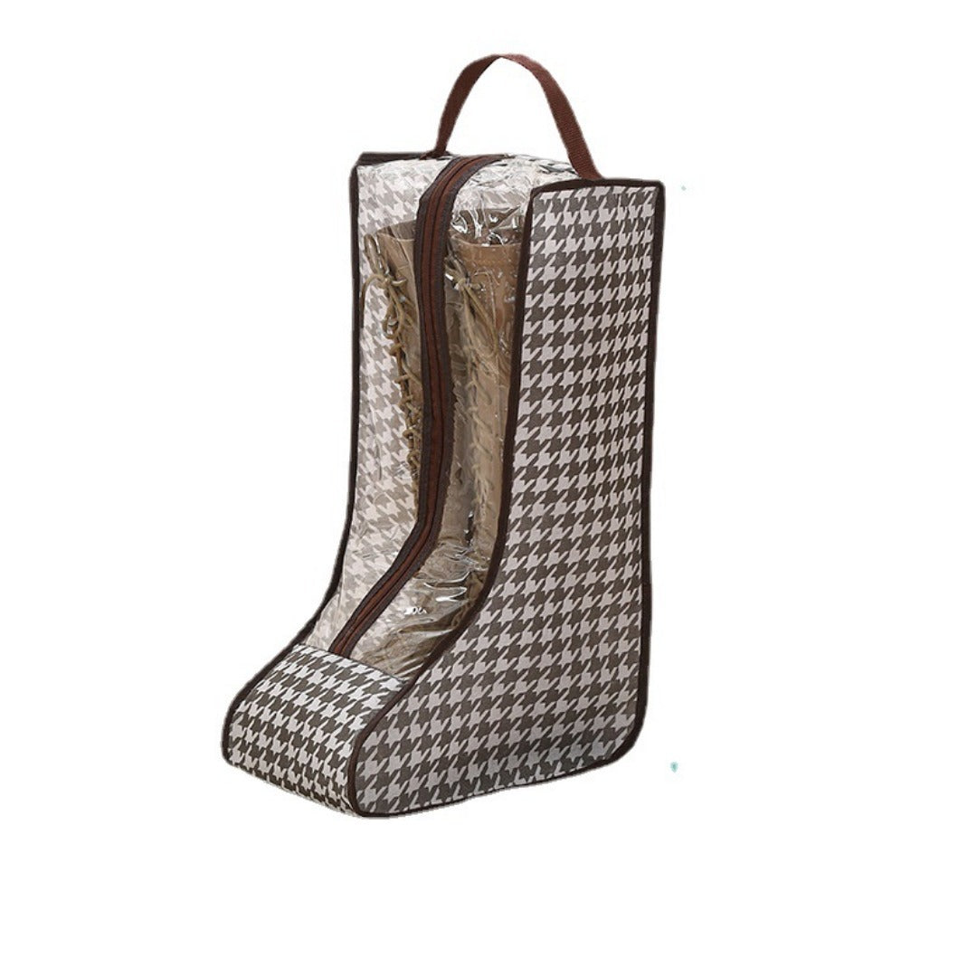 shoe storage bag, multi-functional tote transparent shoe bag, dust-proof and moisture-proof shoe bag, long boots and short boots protective bag.