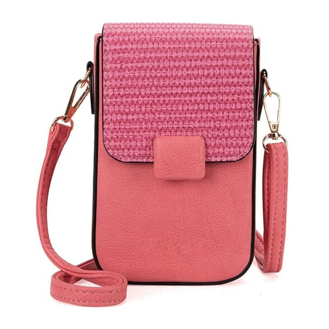 Women's Bag Casual Vertical Women's Mobile Phone Bag Straw Mini Shoulder Bag Fashion Crossbody Bag