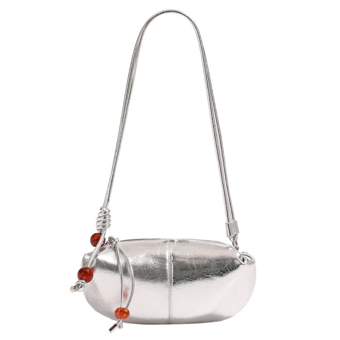 Small crossbody bag for women, metallic purse, armpit bag for women, fashion commuter shoulder crossbody bag