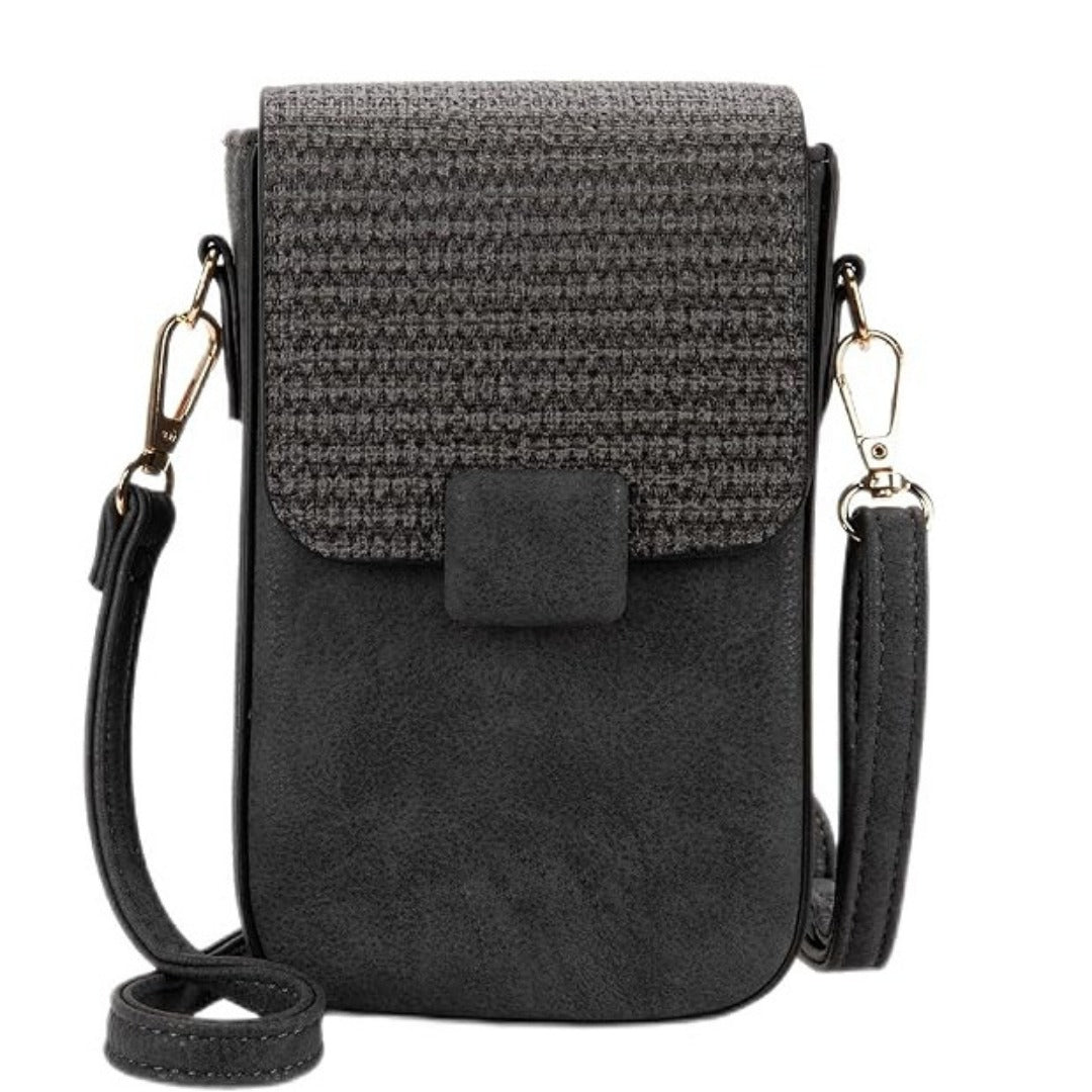 Women's Bag Casual Vertical Women's Mobile Phone Bag Straw Mini Shoulder Bag Fashion Crossbody Bag