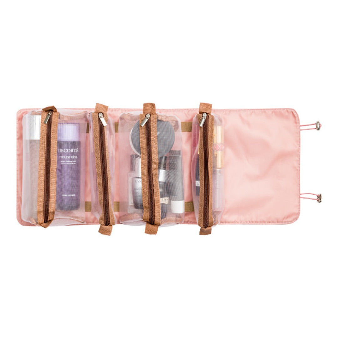 Travel portable large capacity makeup bags,Makeup bag organizers,Can be split into four-in-one cosmetic bag, toiletries and makeup storage bag, Toiletry Bag organizer,