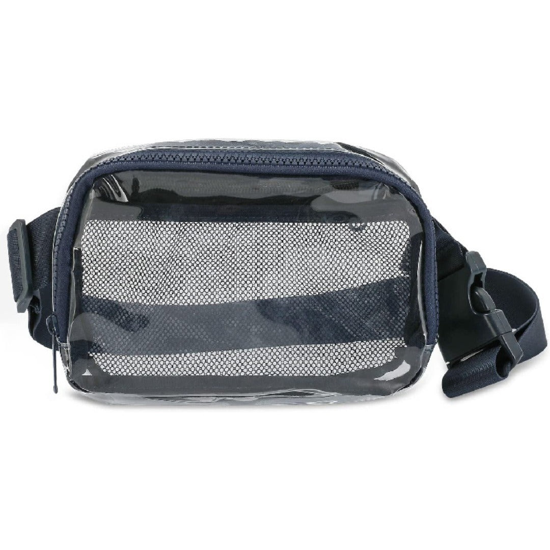 Waterproof Fanny Pack – Transparent Small Crossbody Belt Bag with Adjustable Shoulder Strap, Ideal for Festival, Hiking, Concerts, and Travel, Stadium Approved Waist Bag