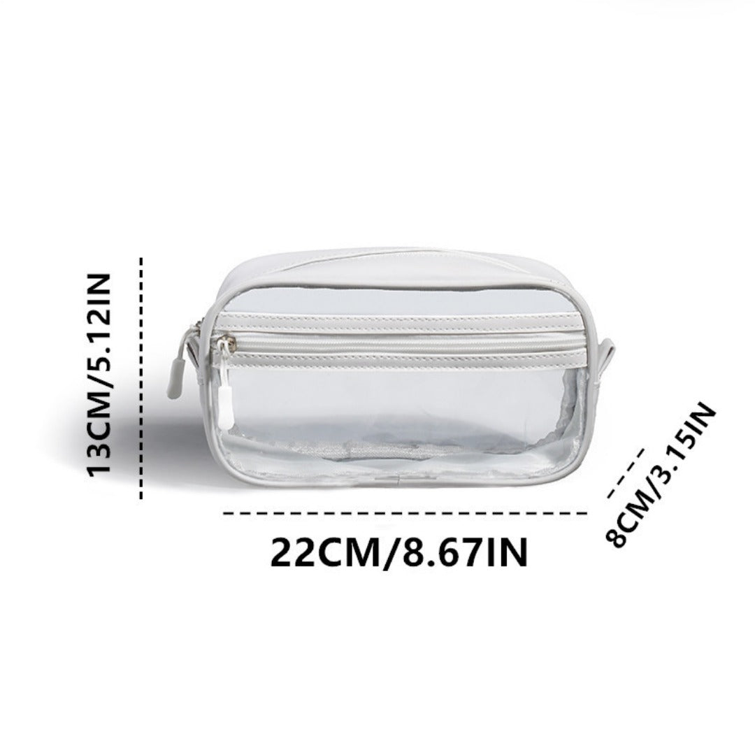 PVC waterproof transparent cosmetic bag, portable travel toiletries storage bag, men and women outdoor travel makeup bag,Small Toiletry Bags for travel,Toiletry Bags with compartments,Toiletry Bag organizers,