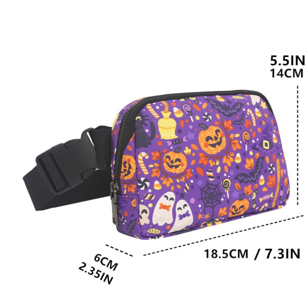 Digital Printing Chest Bag – Bum Bag Stylish Nylon Fanny Pack for Men and Women | Outdoor Sports Waist Bag | Trendy Mobile Phone Fanny Pack | Casual Belt Bag