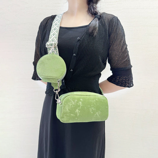 Shoulder crossbody bag, cute adjustable multifunctional small crossbody bag, wide shoulder strap crossbody bag 2 in 1