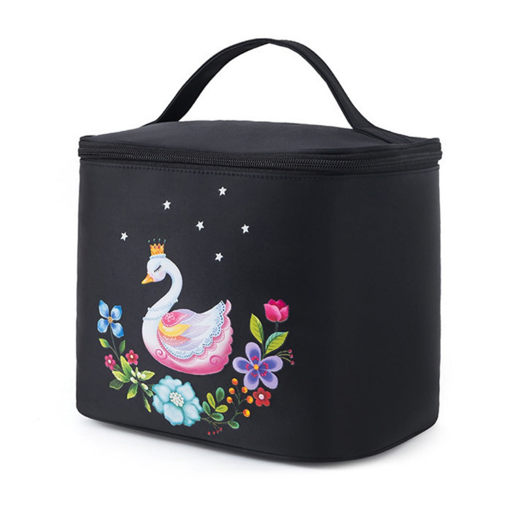 Waterproof cosmetic bag, large capacity foldable portable travel bag, women's cosmetic storage bag, toilet bag, makeup bag organizer,