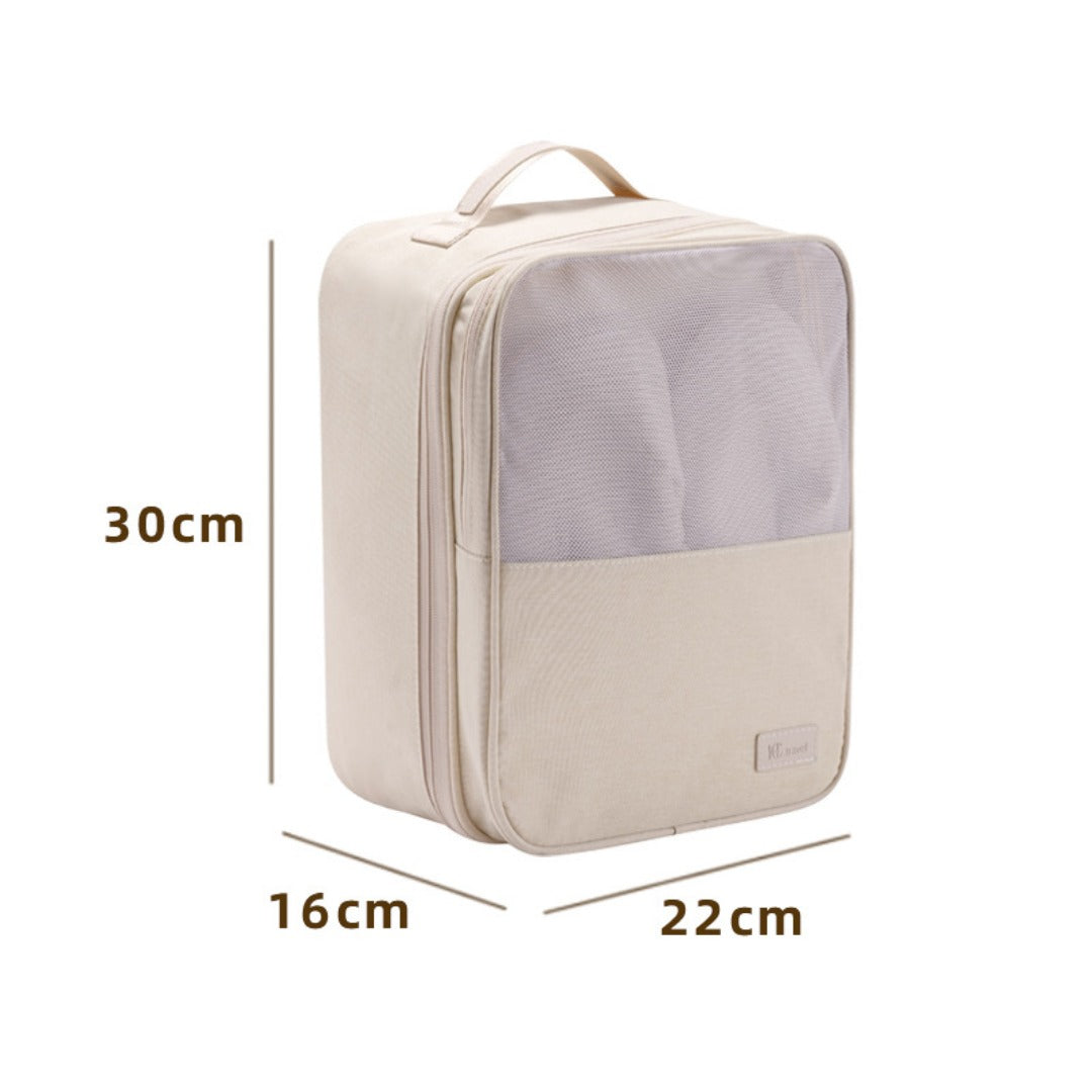 Shoe storage bag, anti-splashing thickened shoe box, travel storage shoe bag, can accommodate three pairs of shoe storage bag