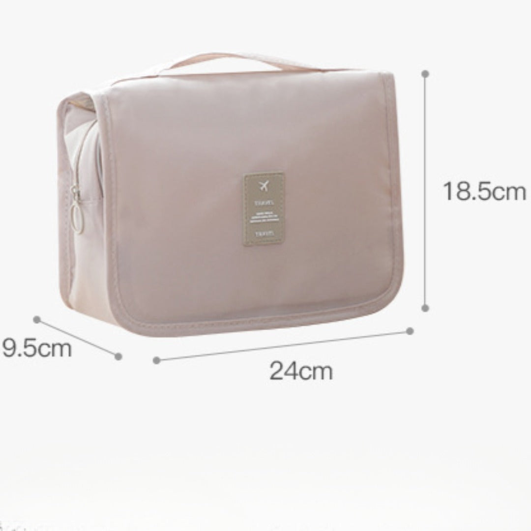 Travel Waterproof Makeup Portable Wash Bag, Large Capacity Makeup Bag Hook Bag, Toiletry Bag for travel