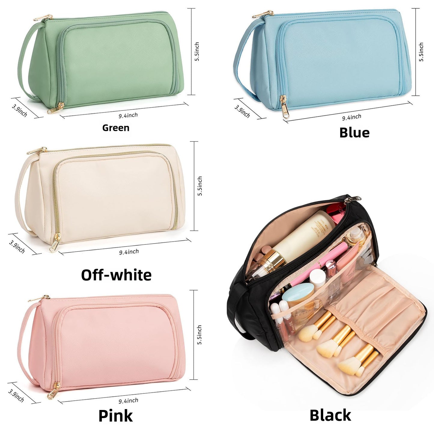 Travel makeup bag,Makeup bag organizers,Makeup bags small, cosmetic bags large capacity, convenient cosmetic case travel toilet bag, cosmetic storage bag