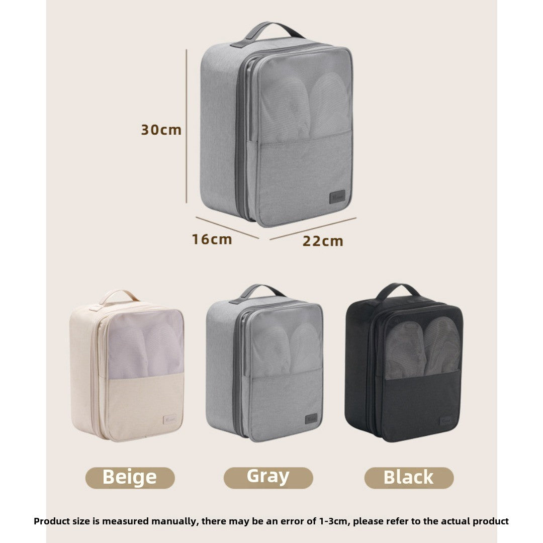 Shoe storage bag, anti-splashing thickened shoe box, travel storage shoe bag, can accommodate three pairs of shoe storage bag