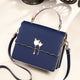 Genuine leather handbags portable fashion simple shoulder bag trendy all-match crossbody bag