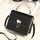 Genuine leather handbags portable fashion simple shoulder bag trendy all-match crossbody bag