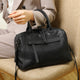 Genuine Leather big tote purse Boston shoulder bag 7533