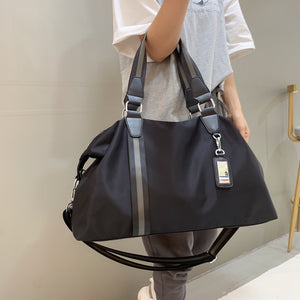 Travel Bag Men's Handbag Large-capacity Short Trip Business Lightweight Canvas Shoulder Hobo