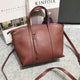 Genuine leather bag cowhide shoulder tote purse