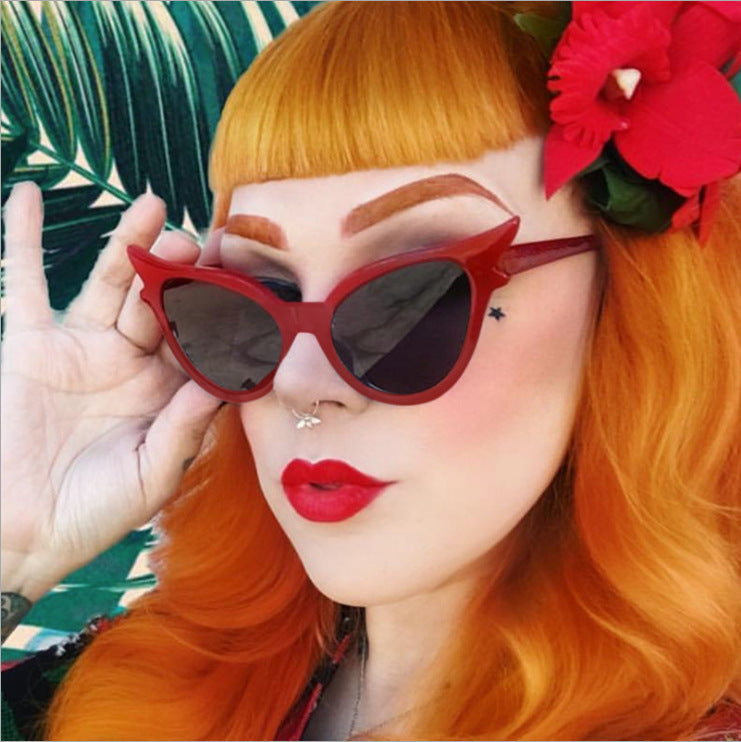 Sunglasses Fashion Cat Eye Sunglasses Antler Sunglasses Angel Wings SGL08210401