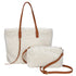 Lamb Plush Top Handle Tote bag Women Fake Fur Shoulder Bag Fluffy Bag Fuzzy Bag