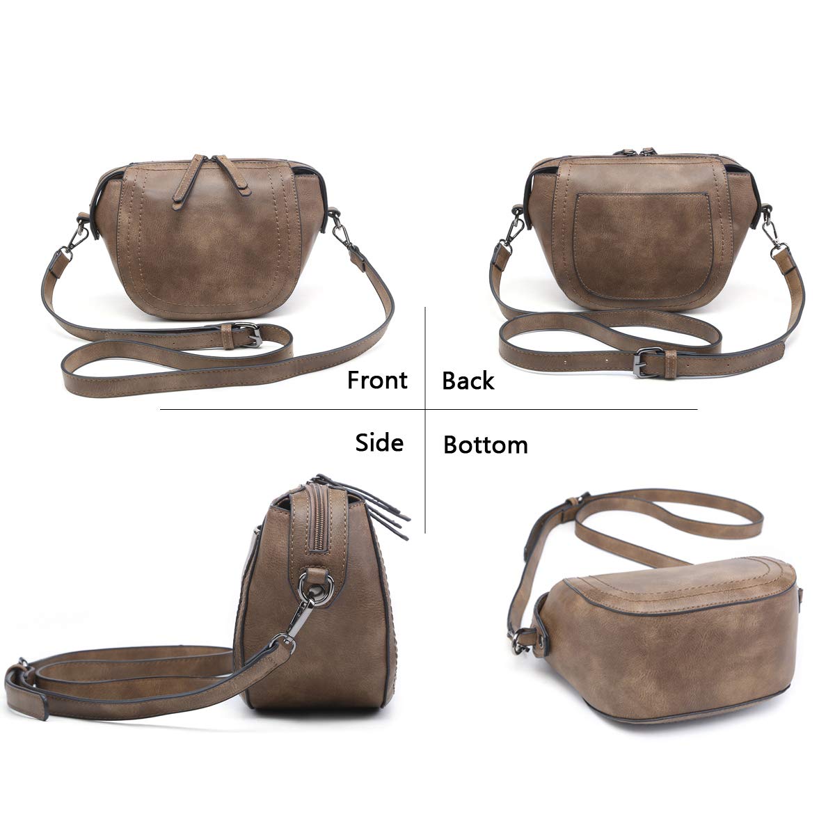 Small crossbody bag shell shape 2657OL05