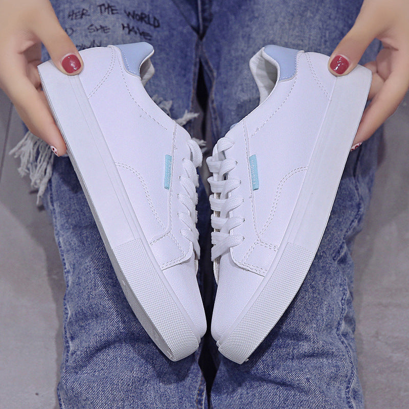 White Shoes Women's Flat Bottom women's Single Shoes Sneakers SH08210501