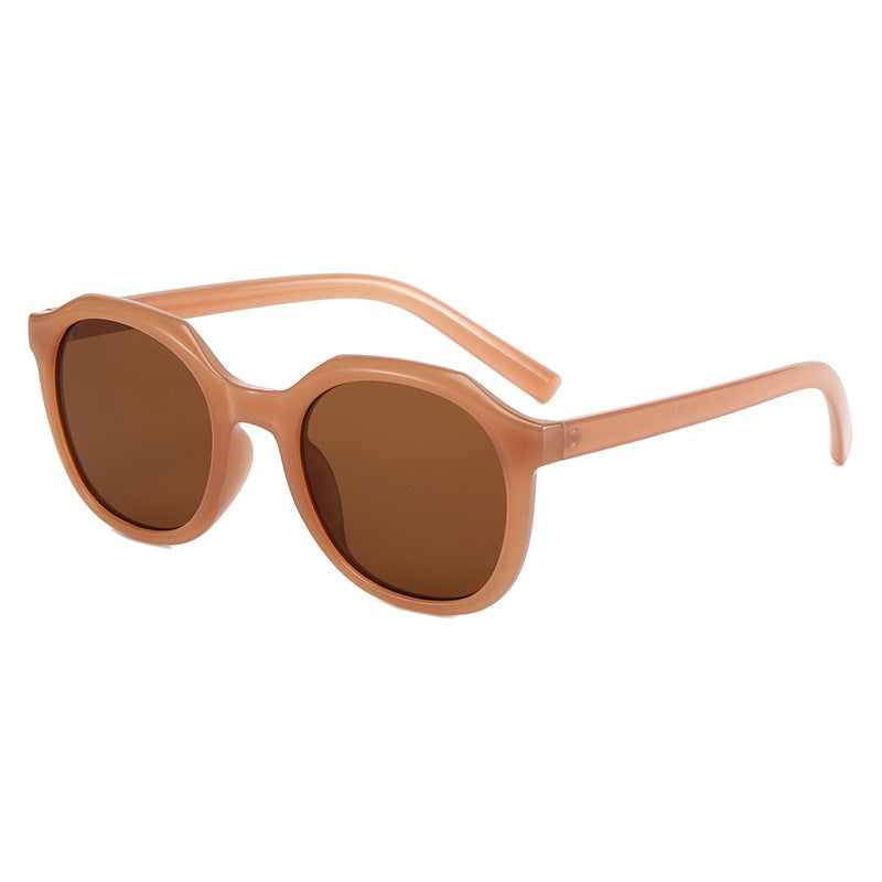 Round Frame Sunglasses Fashion for Women Trend Big Frame SUG08210501