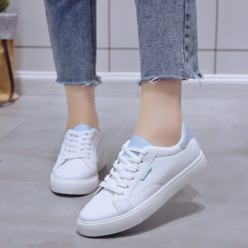 White Shoes Women's Flat Bottom women's Single Shoes Sneakers SH08210501