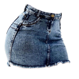 Women's Casual Denim Shorts Frayed Raw Hem Ripped Jeans Shorts