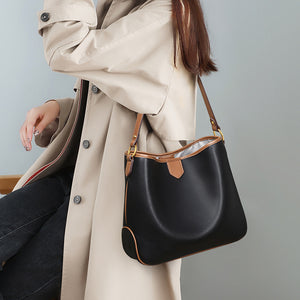 Genuine leather hobo handbags  2022 new trendy large-capacity commuter bag 5740