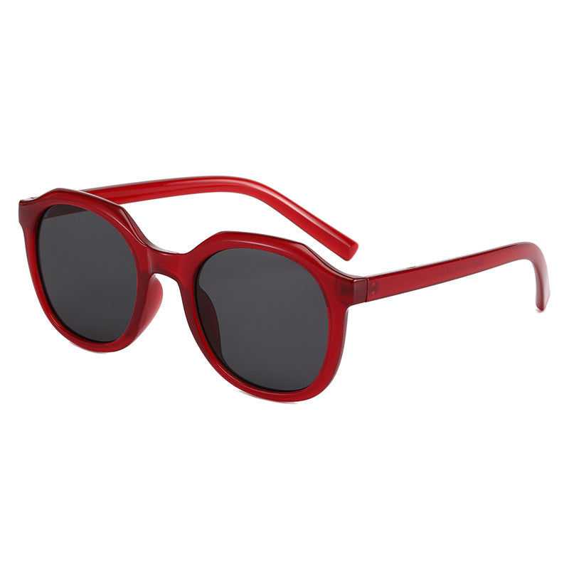 Round Frame Sunglasses Fashion for Women Trend Big Frame SUG08210501