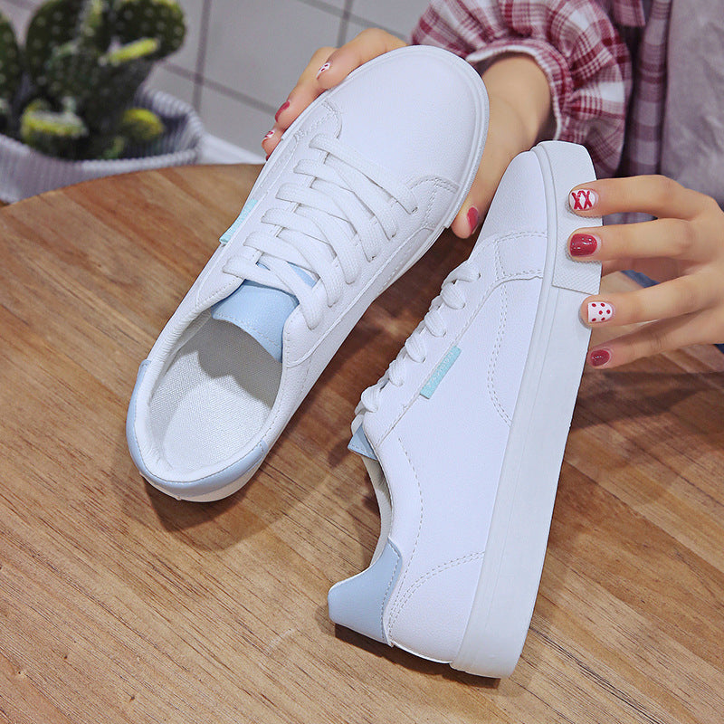 White Shoes Women's Flat Bottom women's Single Shoes Sneakers SH08210501