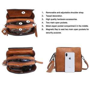 Mini Shoulder Bag with multipockets 2658TN