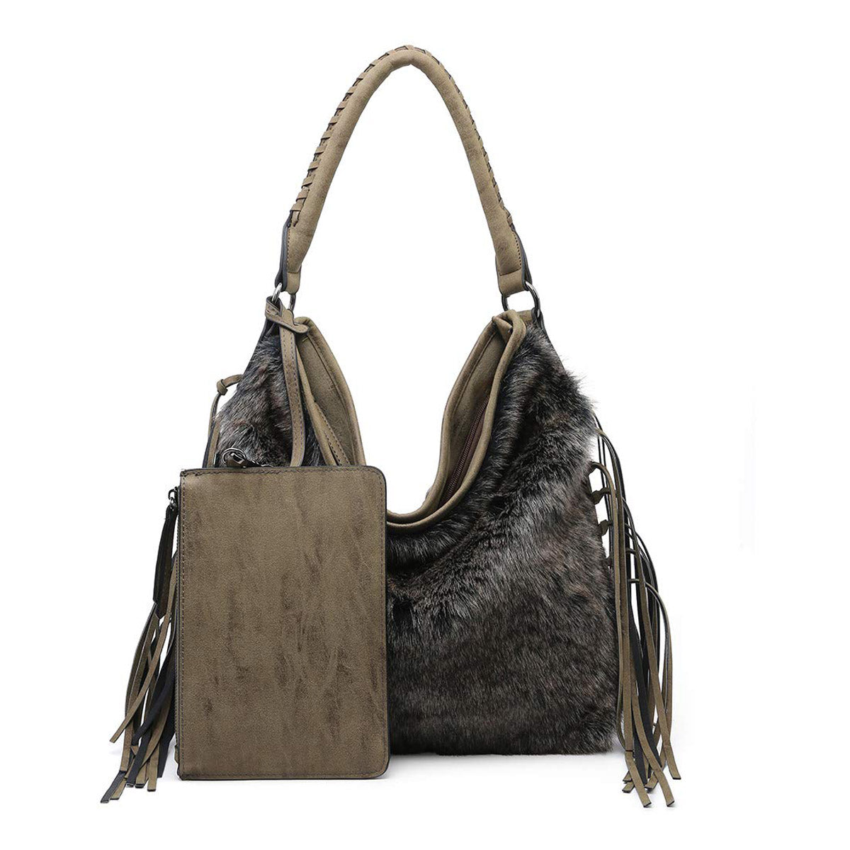 Women hobo bag finge purse 2159-5 BE