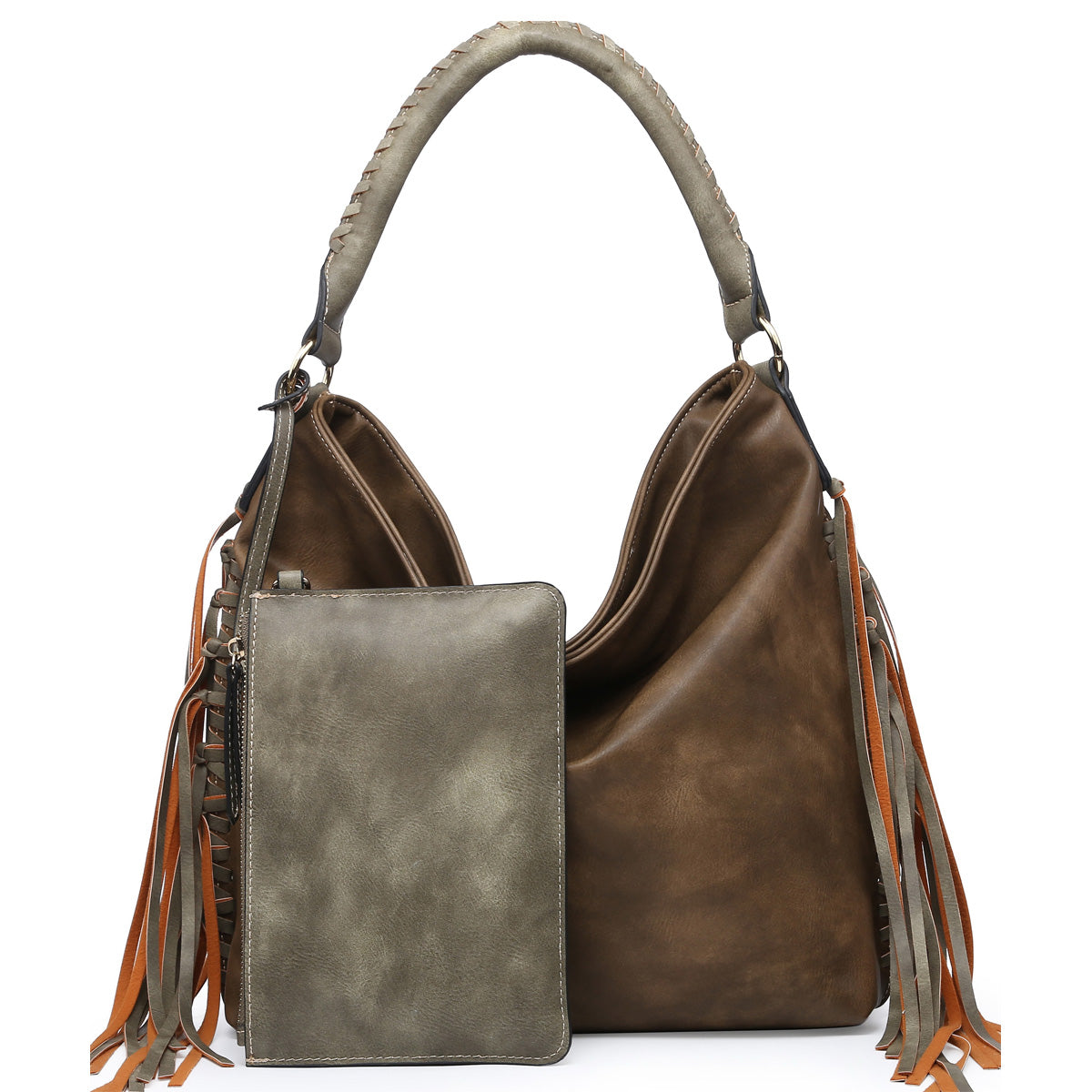 Women hobo bag finge purse 2159-5 BE